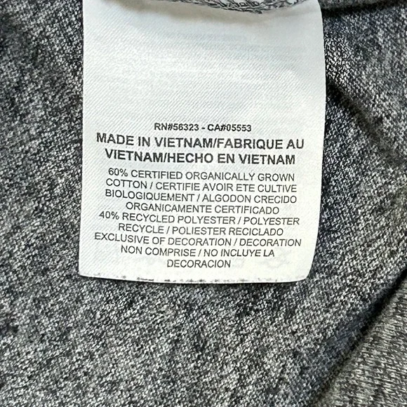 Nike Gray Long Sleeve Lightweight T-shirt Size Small Just Do It Logo (Unisex) - Picture 7 of 7